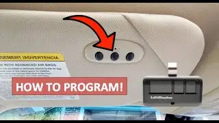 How To Program Your Garage Door Opener To Your Car - Easy Steps!
