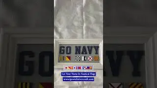 Go Navy Nautical Flag Signs