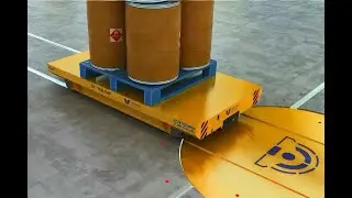 Rail transfer car and rail turntable car transport metal parts