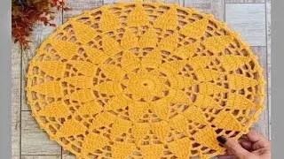 Super beautiful 🤩 crochet thaalpos 🌼doily mandala 🌼tablecloth #viraltrend #trending 