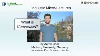 MOR_016 - Linguistic Micro-Lectures: Conversion