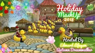 Wizard101: Holiday Mashup Event 2018 Hosted by Edward Lifegem & Autumn Dreamwalker
