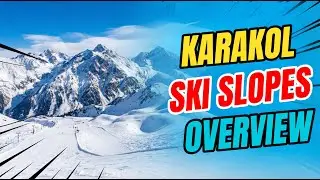 Karakol ski slopes overview