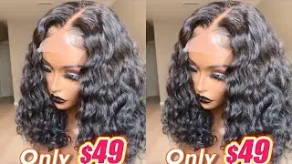 Super Cheap Price for a COOL Curly Bob| #westkiss#shorts