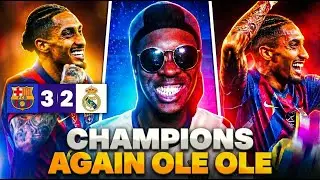 RAPHINHA STEALS THE SHOW | Barcelona 3-2 Real Madrid Supercopa Drama!