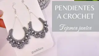 [PASO A PASO] Tejer PENDIENTES ARETES a CROCHET fácil y rápido