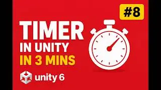 Make a Game Timer + Game Over System in Unity #8 (Beginner Tutorial 2026). #unity3d