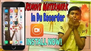 Remove Watermark in du recorder | 2020 | Free screen Recorder | Watermark removing | Du recorder |