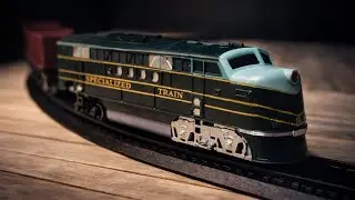 Classic American Diesel Train (1950s) | Cinematic Running & Realistic ASMR (No Talking)