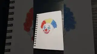 Cartoon Clown Face Drawing 🤡