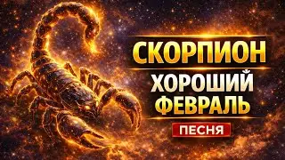 Скорпион — Хороший февраль | Песня-гороскоп о переменах и новой энергии. Гороскоп для Скорпиона 