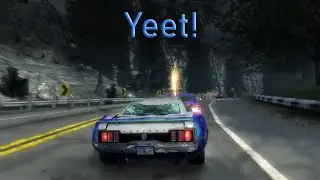 Yeeting an opponent in Burnout Paradise