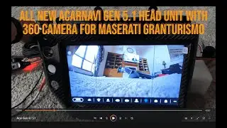 All New Maserati Granturismo 2023 AcarNavi 4.1 & 5.1 w/ 360 camera 9