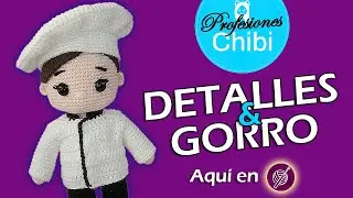 How to MAKE a 👩&zwj;🍳CHEF Amigurumi CHIBI: Step by Step | 🧶Here at @crochetapasitos