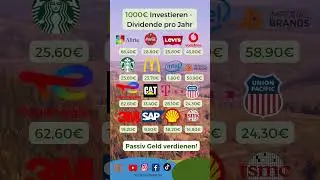 Was 1.000 &euro; Dir J&Auml;HRLICH an Dividenden bringen &ndash; Top 16 Aktien im Vergleich!