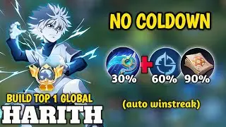UPDATE!! TUTORIAL, TIPS & CARA BERMAIN HARITH SUPAYA SKILL NO COOLDOWN DI META SEKARANG! - MLBB
