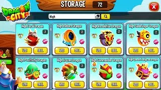 OPENING 50 FREE HEROIC EGG CHEST in DRAGON CITY 2024! 😱