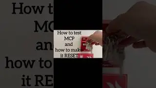 How to test and reset the MCP SIMPLEX 4100 ES. #viralvideo #fireandsafety #nfpa