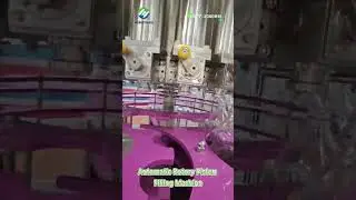 ⚡ 12-48 HEADS Rotary Filling! 🤖 HYPF-1000RM High-Speed Piston Filler #FillingMachine #Manufacturing