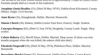 Dublin and Monaghan BombVictims17 5 74