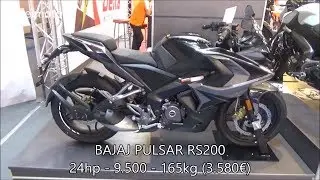 The 2018 BAJAJ PULSAR RS200 motorcycle