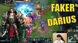 Faker Darius mid | T1 Faker Plays Darius Mid vs Akali!