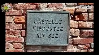 Bereguardo (PV) Visita al castello Visconteo con la Benelli Imperiale 400.