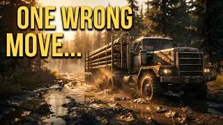 ONE WRONG MOVE&hellip; AND IT&rsquo;S OVER 🚛⛰️ | SnowRunner Heavy Load Rock Hill Drive #yt #long #viral #gaming