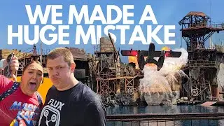 We made a HUGE MISTAKE at Universal Studios Hollywood!