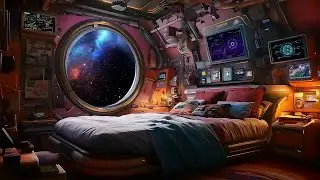 Cozy Spaceship Bed | Hyper-Realistic Sci-Fi Ambience for Sleep, Relaxation & Focus