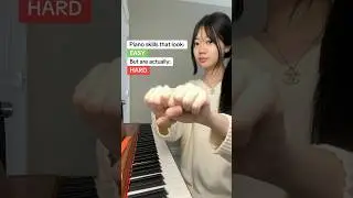 Piano SKILLS that look EASIER than they are 👀 #piano #musician #relatable #shorts #donnermusic #fyp