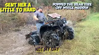 03 Yamaha grizzly 660: trying our hardest to get PATCHES stuck