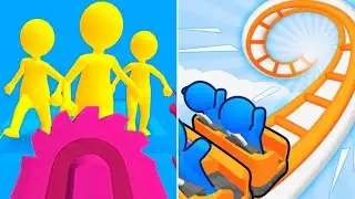 Join Clash 3D Vs Runner Coster🟪🟪New All Levels Walkthrough Android iOS Gameplay DE:Q