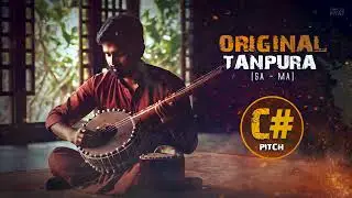 TANPURA IN C# | SA - MA | KALI 1 | TANPURA FOR PRACTICE | VOICE TRAINING | Complete Riyaz