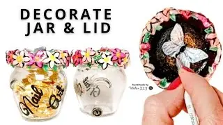 Turn a Simple Jar into Beautiful Art with Cold Porcelain
