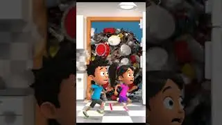 Magnetic Mayhem! 🧲 A Funny Short Film About a Crazy Invention | Kids Fun