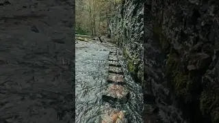 The Famous Cheedale Stepping stones #river #riverside #water #adventure #hiking #famous #stones