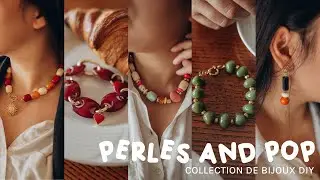 Perles and Pop - Tutoriels bijoux ann&eacute;es 70 avec des perles en r&eacute;sine