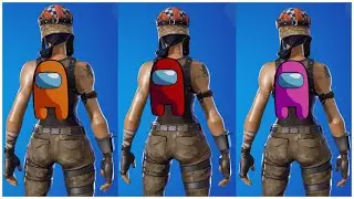 Fortnite X Among Us Collaboration (In-Game Look)