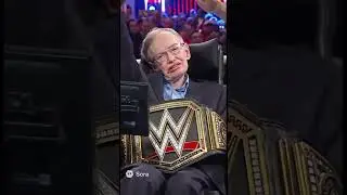 NEW WWE CHAMPION STEVEN HAWKINGS!! #wwe #fypシ゚viral #aivideo #wwechampionship #funny #memes #lol