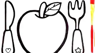 bolalarunhun majuka rasma apple  drawing #drawing #artist #art #funkeepart #joyofart #totaldrawkids