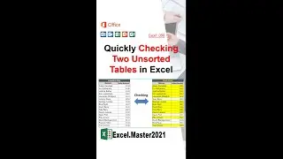 098 Quickly Checking Two Unsorted Tables