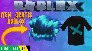 CARA MENDAPATKAN ITEM FREE UGC LIMITED Crazy Color Blue Voltage Quiff | T with Blue Cross Roblox