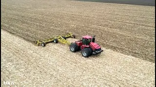 Carlin Farms ~ CASE Steiger 600 pulling a Degelman Pro Til 36