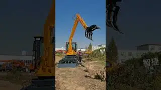 Rotary wood grab machine loader installed rotary wood grab machine to grab wood grab sugarcane g