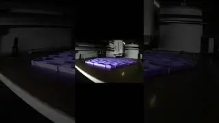 Hex sound panel infill test 4 short #3dprinting #timelapse