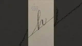 Cursive Handwriting Tutorial | Lowercase h #cursivehandwriting