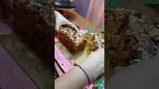 100% healthy,😱eggless cake # dates and walnut dry /tea time cake#super soft cake #shortsfeed #shorts
