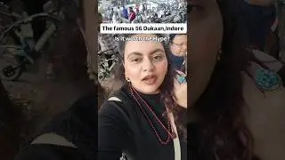Full Vlog out on YouTube.56 Dukaan Indore food 🤤😋#food#indore#56dukanindore#sarafabazar#sarafaindore