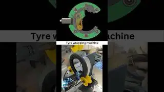 Tyre Wrapping Machine ✨✅ #packaging #machinery #caddesign #solidworks #3ddesign #packingmachine